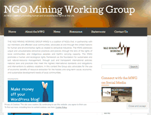 Tablet Screenshot of miningwg.com